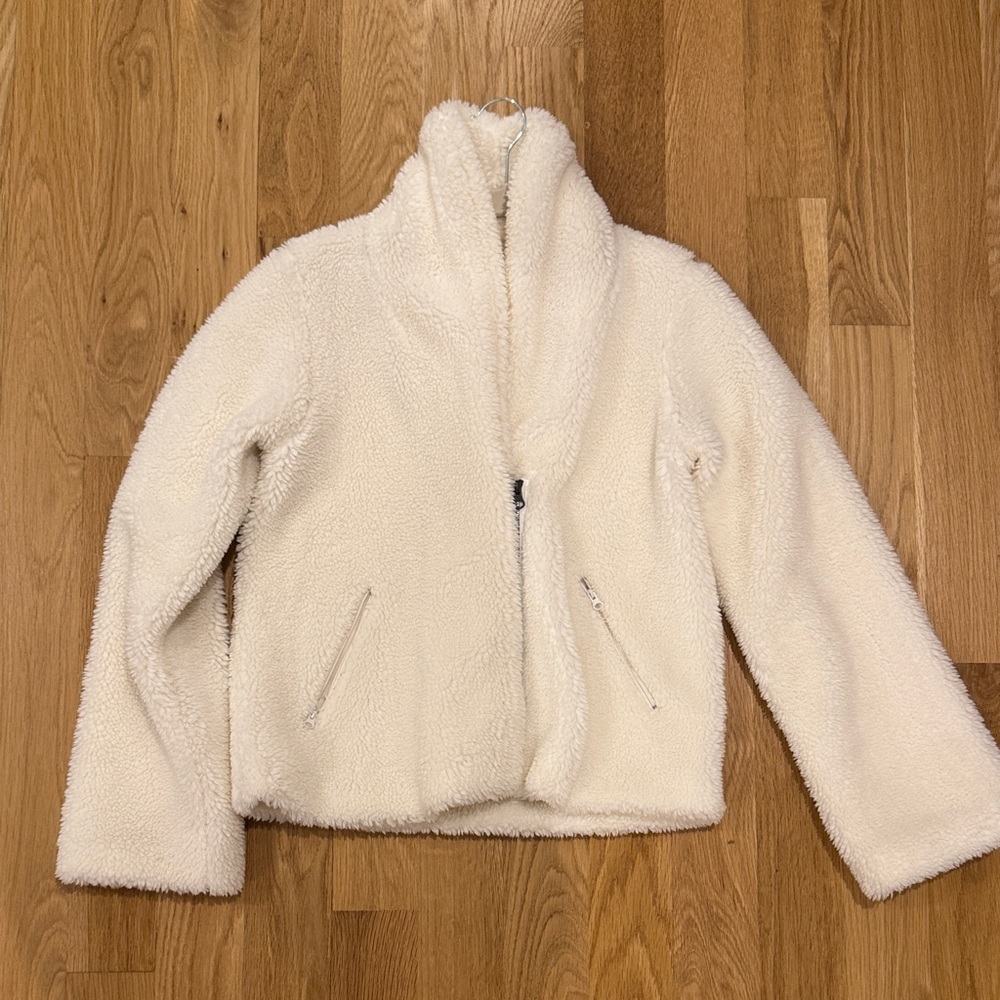 Cozy Off-White Bomber Jacket
